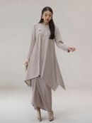 Adinia Indonesian Style Set (Tunik & Rok) • Corliss - Smoke Oat