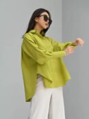Blaire The Original Oversize Shirt - Olive Green