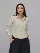 Manhattan Short Styled Shirt - Calm Sage