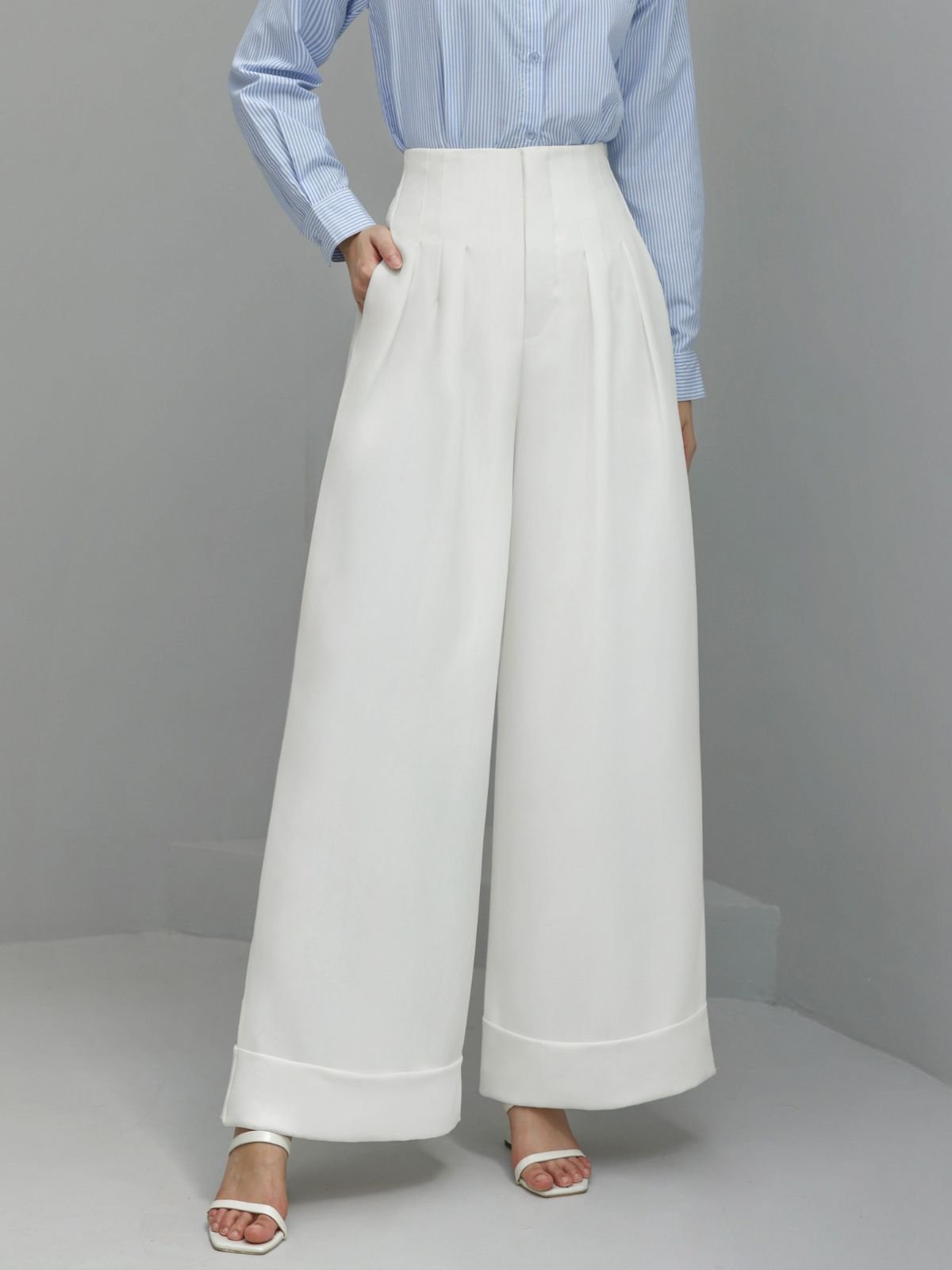 Office Wide Pants - Gambar 5