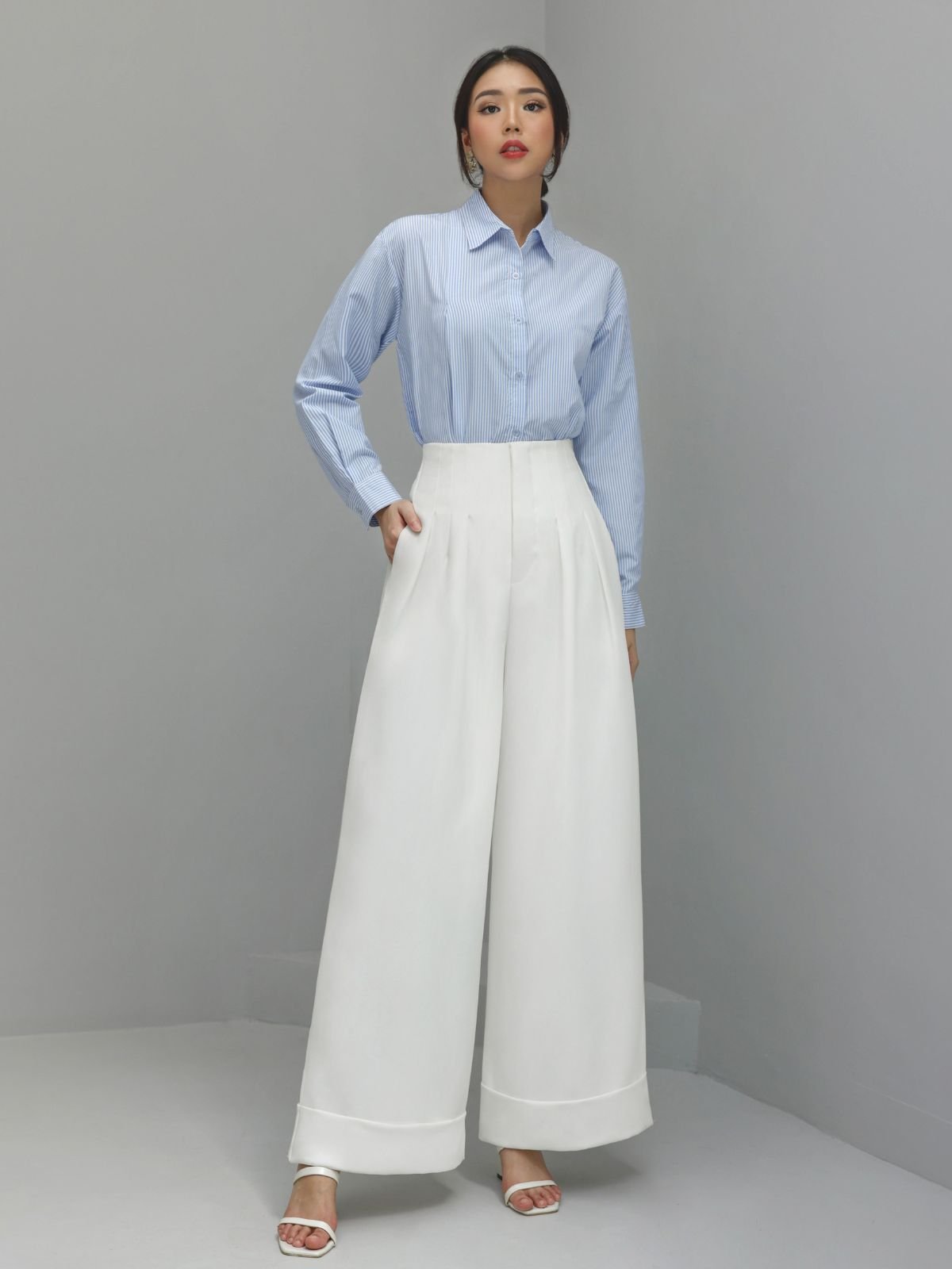 Office Wide Pants - Gambar 4