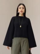 Philip Premium Knit A Line - Black