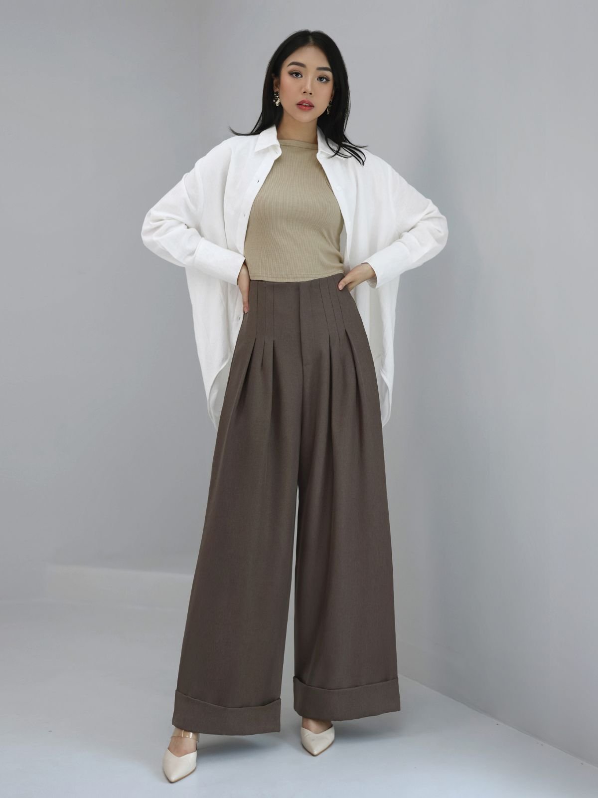 Office Wide Pants - Gambar 15