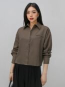 Office Shirt-Best Quality Semiwool-Short Style