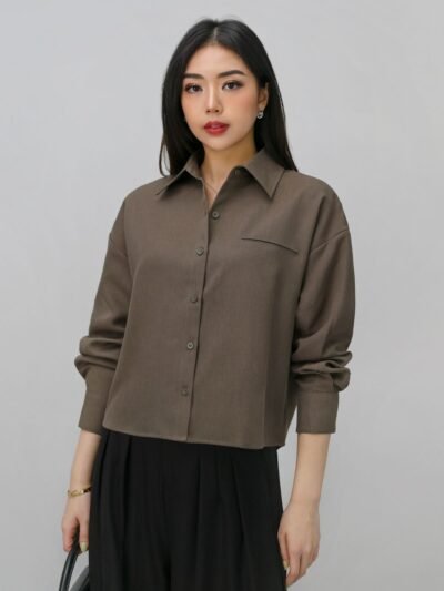 Office Shirt-Best Quality Semiwool-Short Style