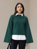 Philip Premium Knit A Line - Emerald