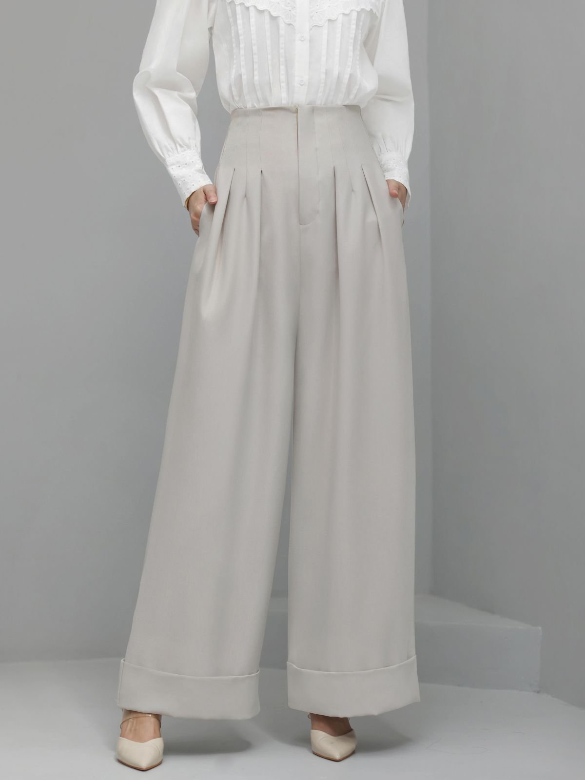Office Wide Pants - Gambar 17