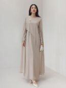 Puan Indonesian Style Dress - Light Latte