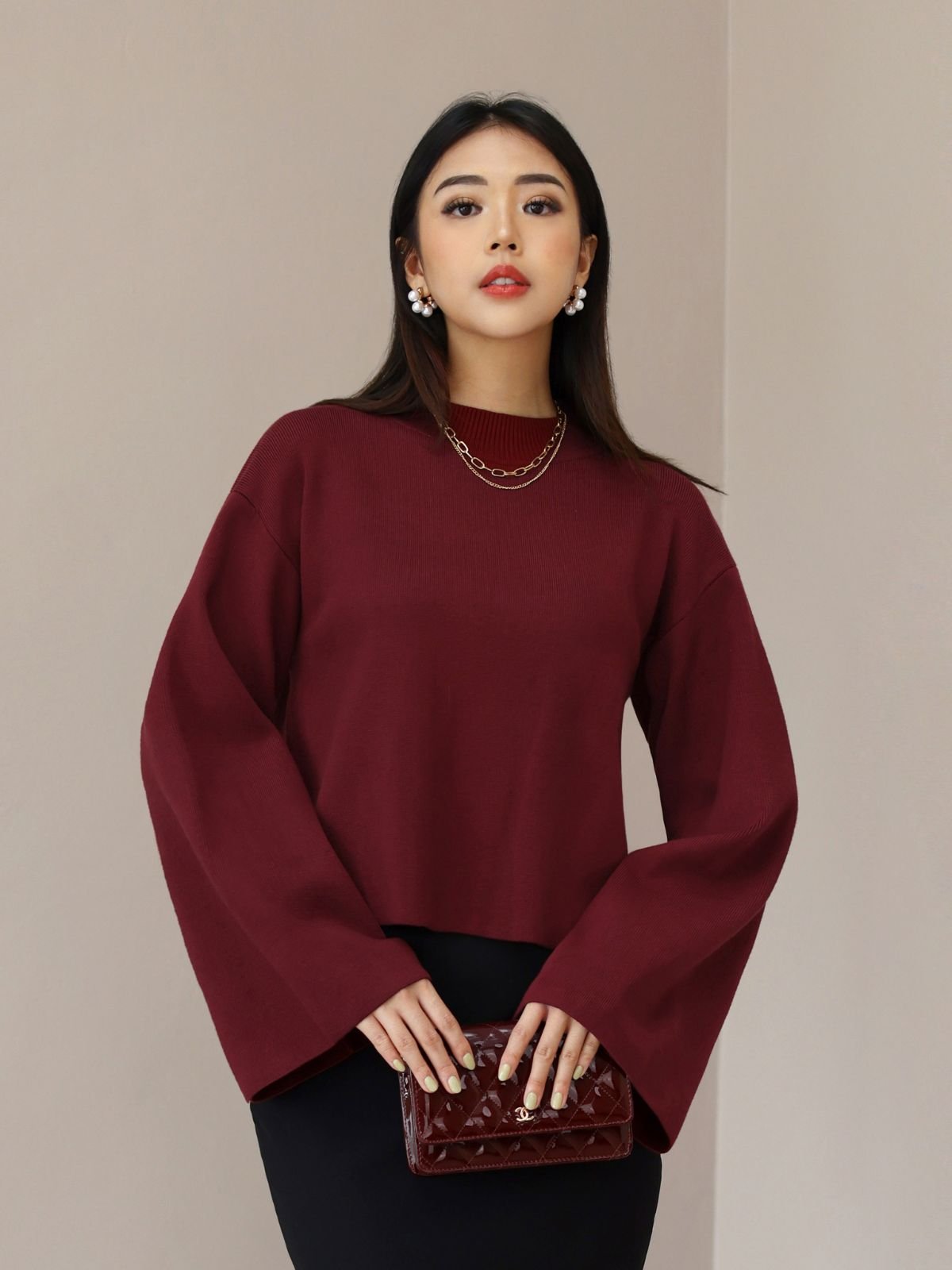 Philip Premium Knit A Line - Gambar 10