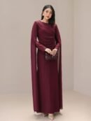 Maharani Indonesian Style Dress • Corliss - Maroon
