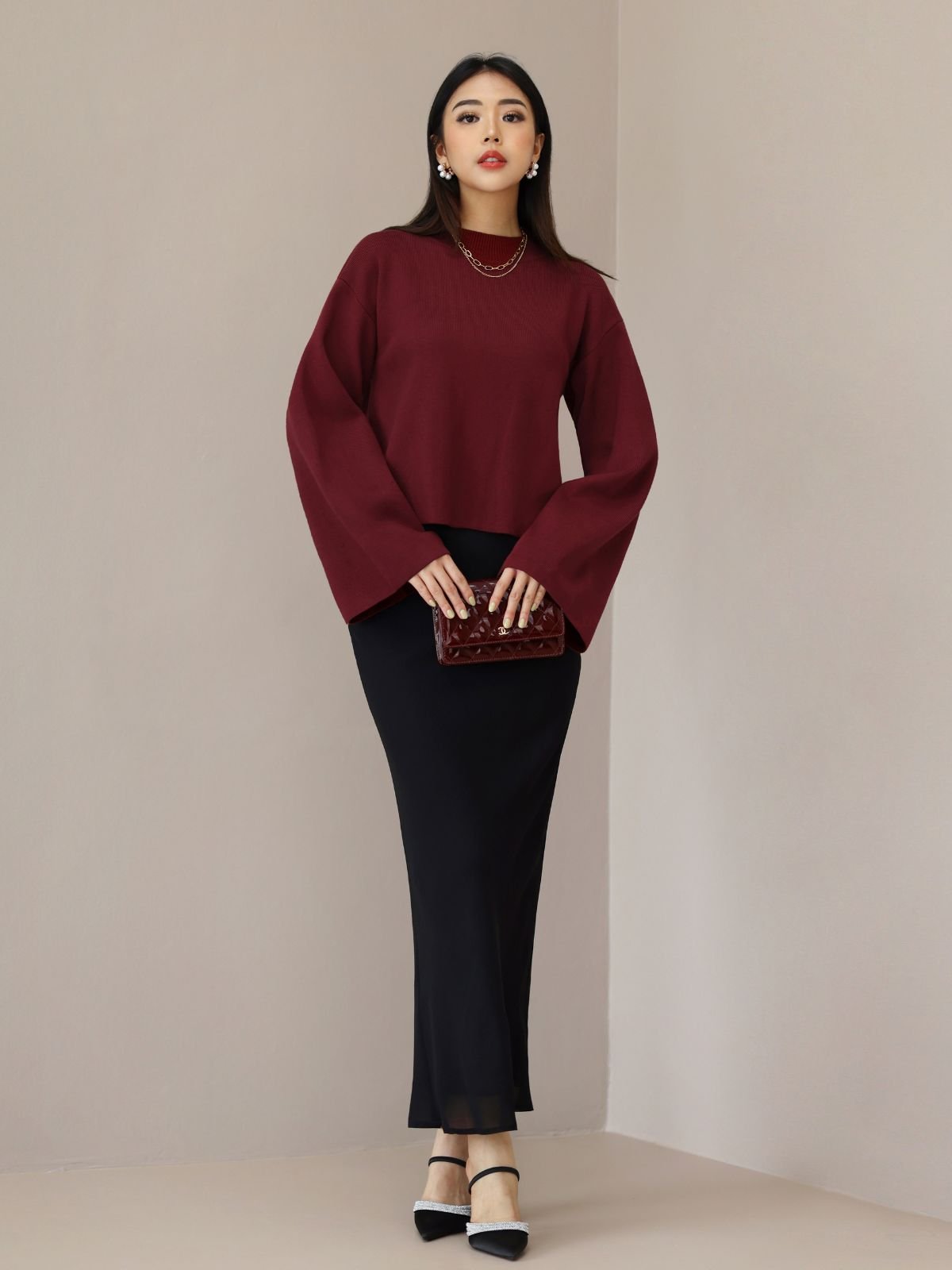 Philip Premium Knit A Line - Gambar 5