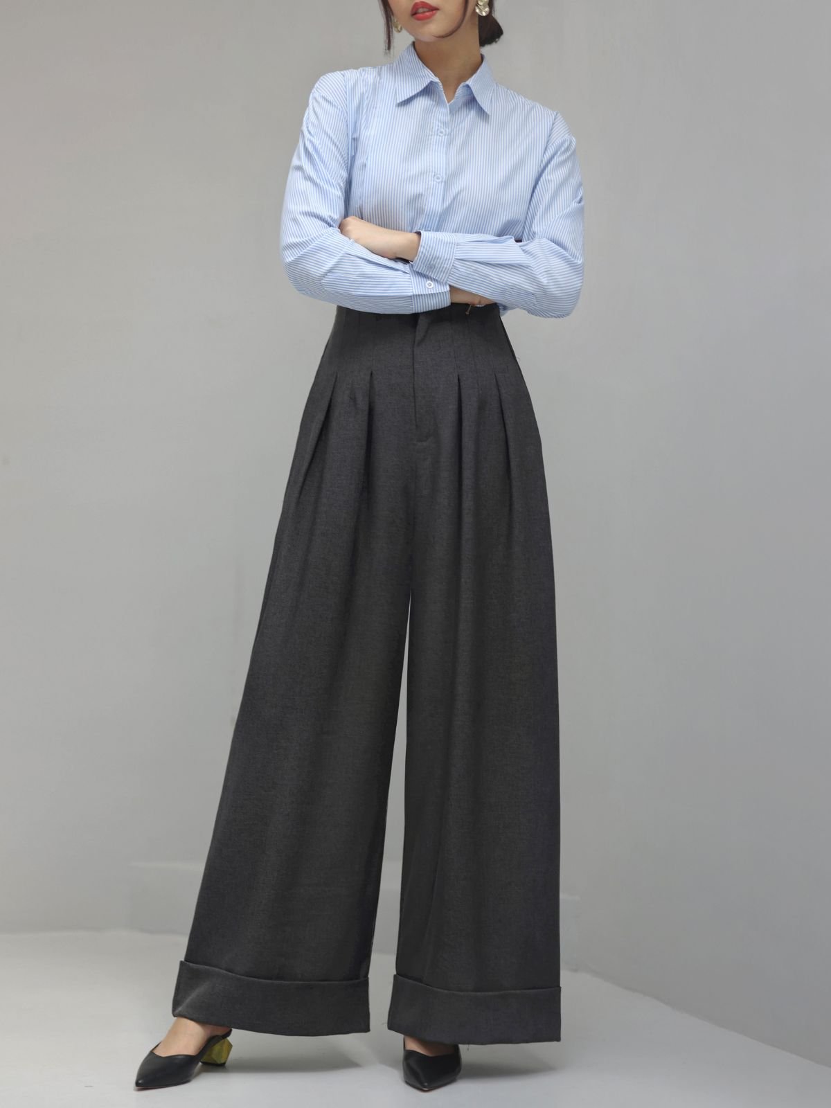 Office Wide Pants - Gambar 9