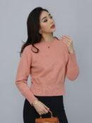 Peter Premium Short Style Knit - Smoke Blush