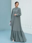Pauline Dress - Smoke French Grey