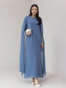 Puan Indonesian Style Dress - Soft Denim