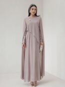 Puan Indonesian Style Dress - Soft Mauve