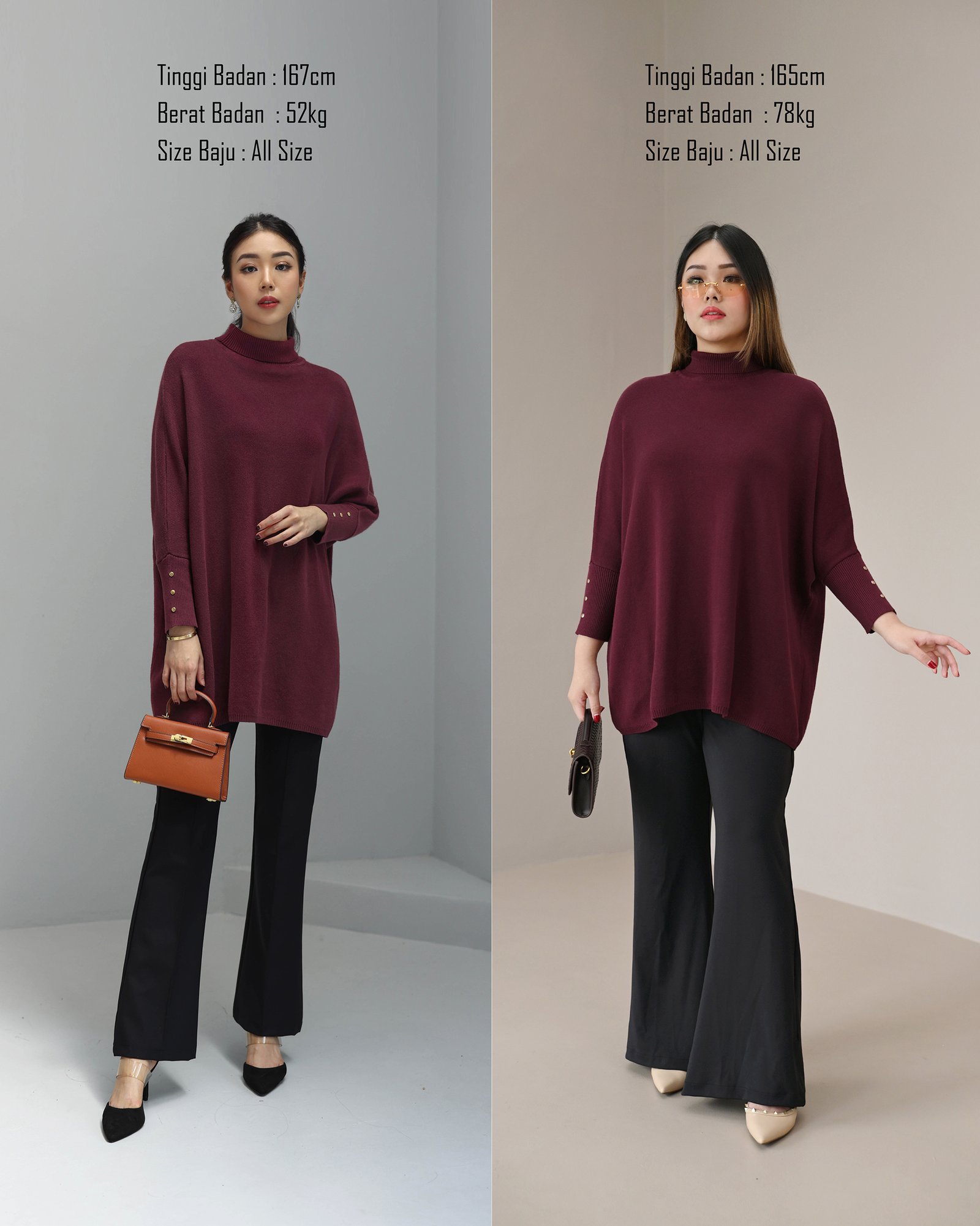 Robin Premium Batwing Knit - Gambar 3