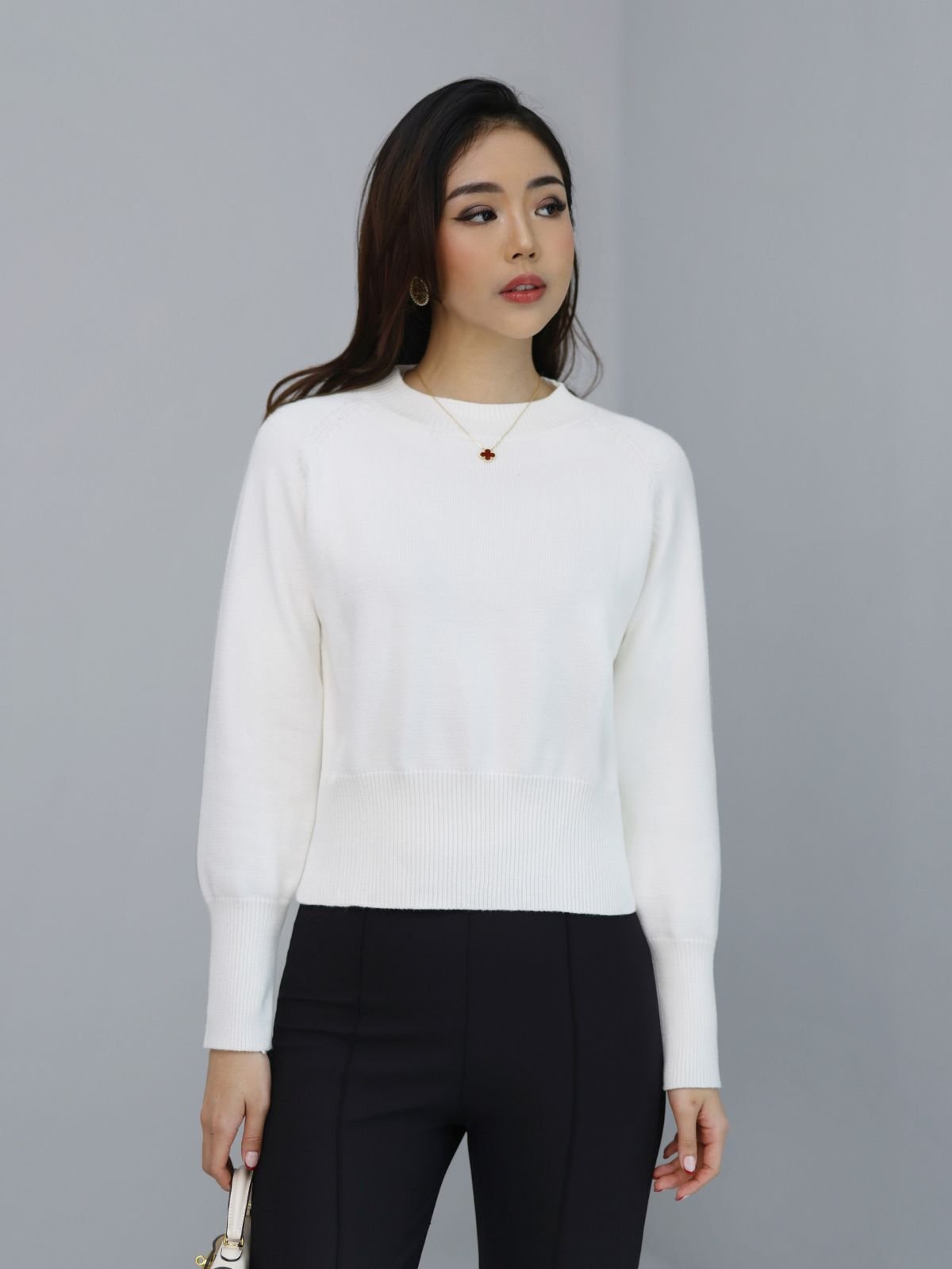 Peter Premium Short Style Knit - Gambar 4