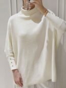 Robin Premium Batwing Knit - White Ivory
