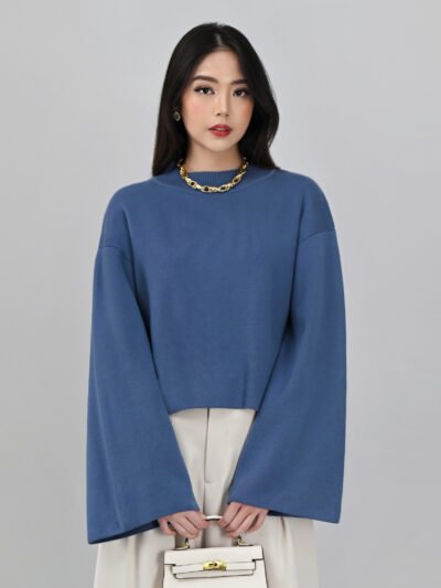 Philip Premium Knit A Line - Smoke Denim