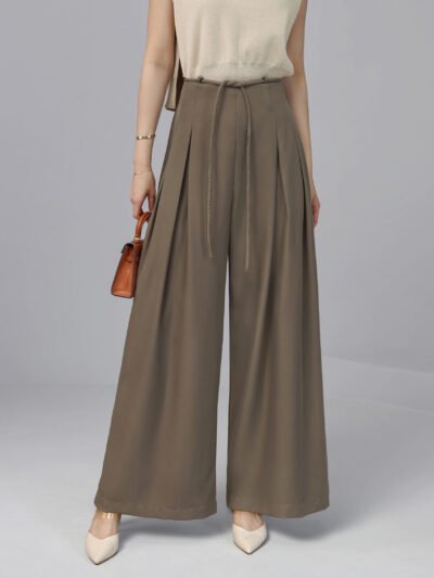 Houston Wide Pants - Smoke Brown 2.0