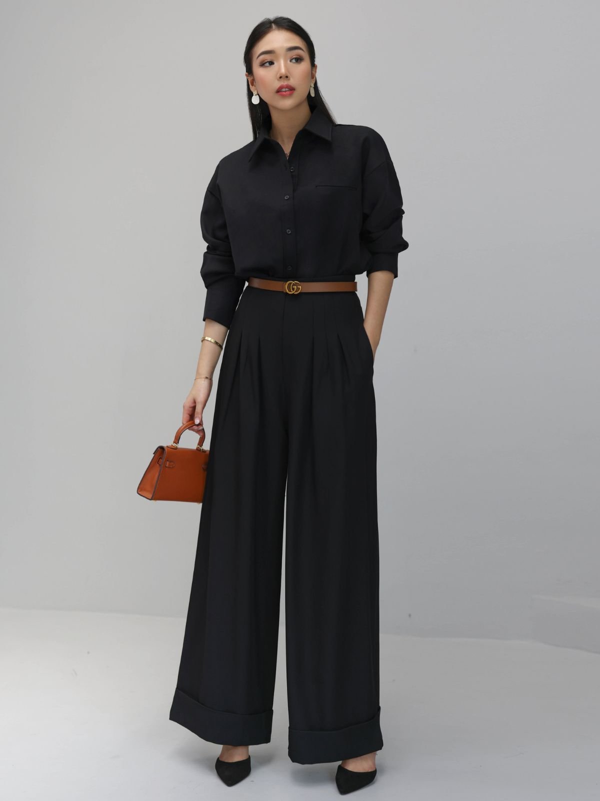 Office Shirt Premium Semi Wool - Gambar 4