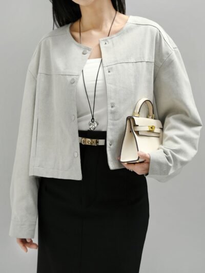 Bodega Blazer Denim Top