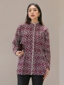 Melody Laser Embroidery (Long and Short) - Maroon Long