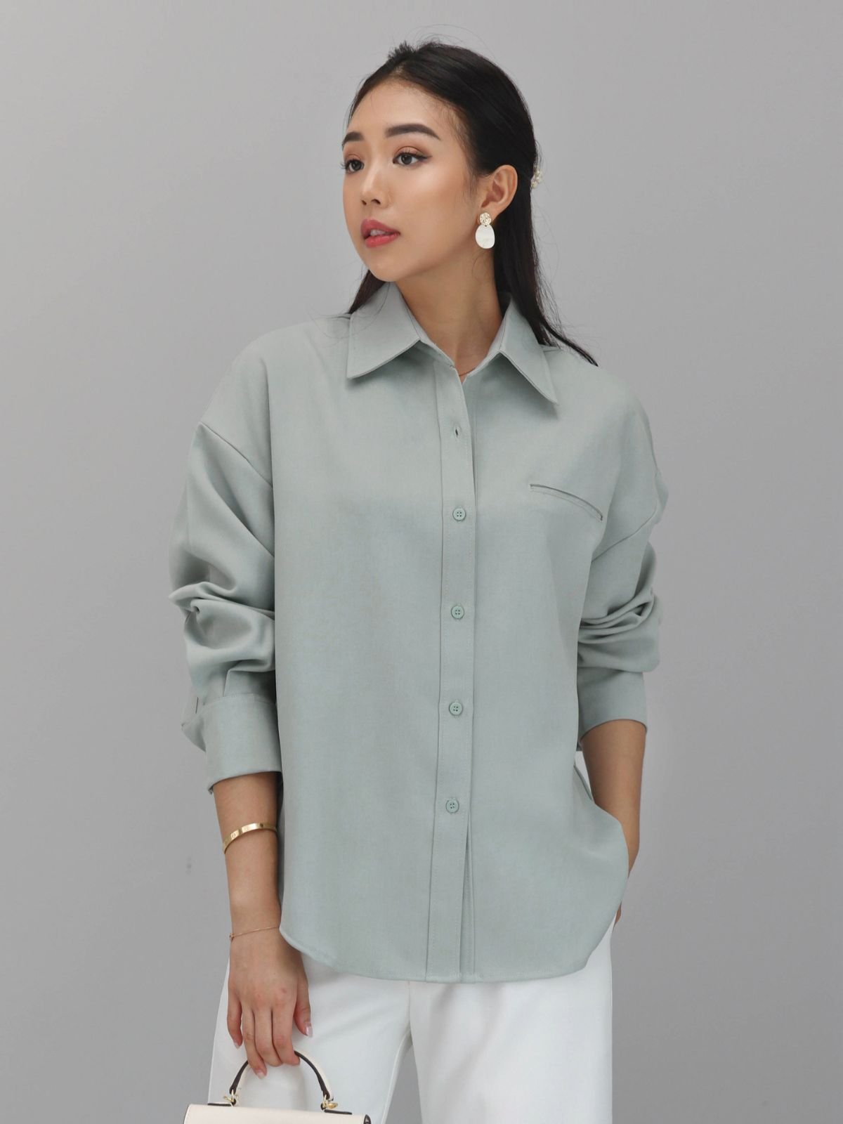 Office Shirt Premium Semi Wool - Gambar 18