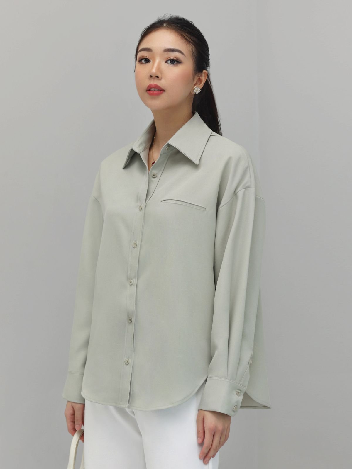 Office Shirt Premium Semi Wool - Gambar 19