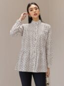 Melody Laser Embroidery (Long and Short) - Soft Taupe Long