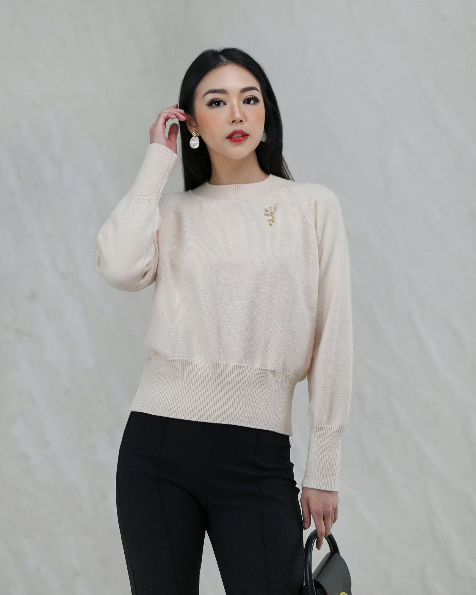 Peter Premium Short Style Knit - Gambar 11