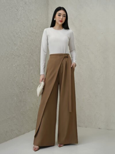 Rhode Wide Pants - Brown
