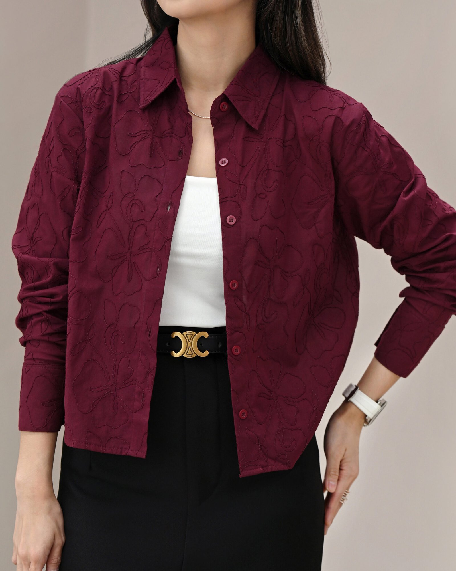 Ingrid Full Embroidery Fabric Soft & Comfortable - Gambar 5