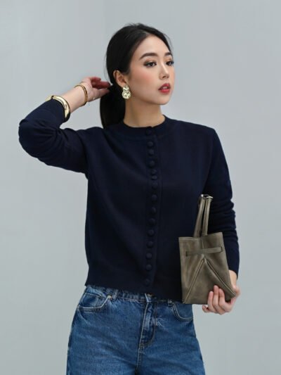 Matthew Knit Top - Night Navy