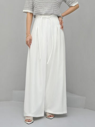 Houston Pants in New Premium Semiwool (Best Quality) - White (+Inner)