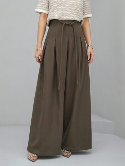 Houston Pants in New Premium Semiwool (Best Quality) - Smoke Brown