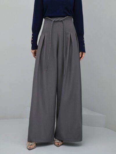 Houston Pants in New Premium Semiwool (Best Quality) - Smoke Dark Grey