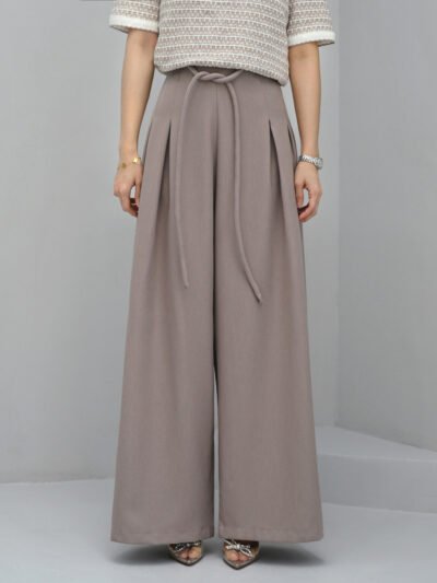 Houston Pants in New Premium Semiwool (Best Quality) - Nude Beige