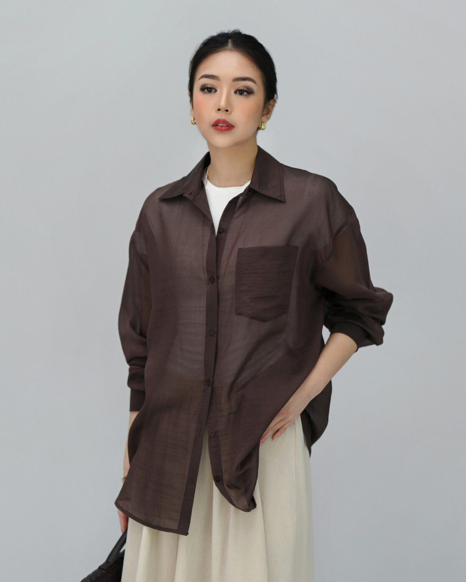 Francesca Glass Stylish Shirt - Gambar 9