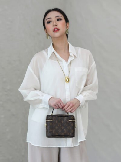 Francesca Glass Stylish Shirt - Off White