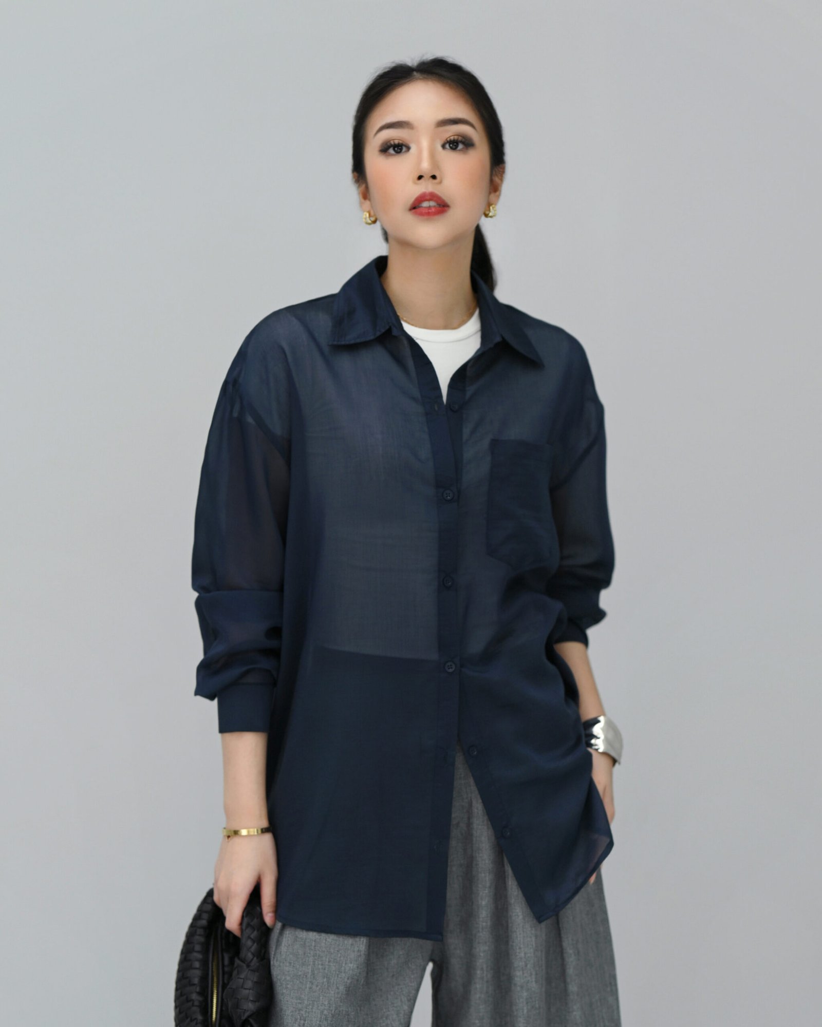 Francesca Glass Stylish Shirt - Gambar 3