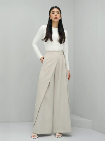 Rhode Wide Pants - Light Oat