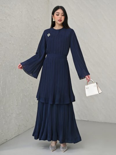 Sheeva Dress - Night Navy