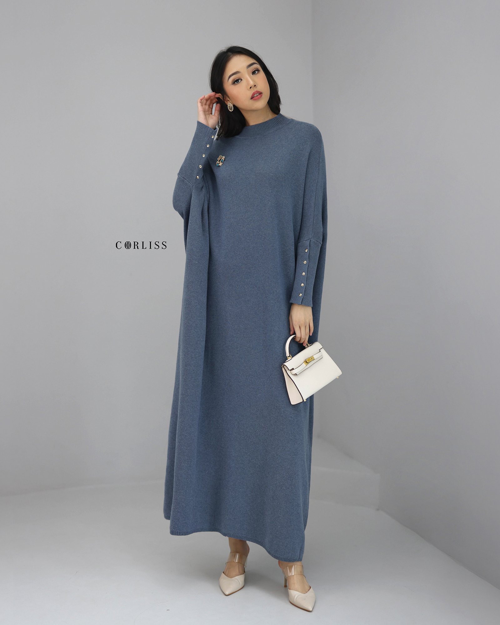 Auguste Premium Batwing Dress - Gambar 7