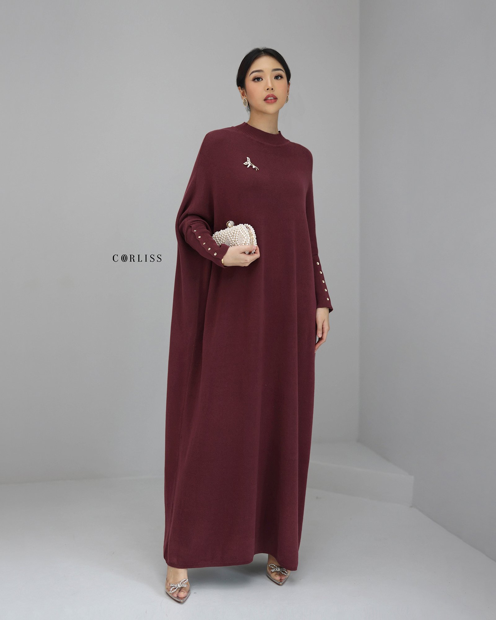 Auguste Premium Batwing Dress - Gambar 6