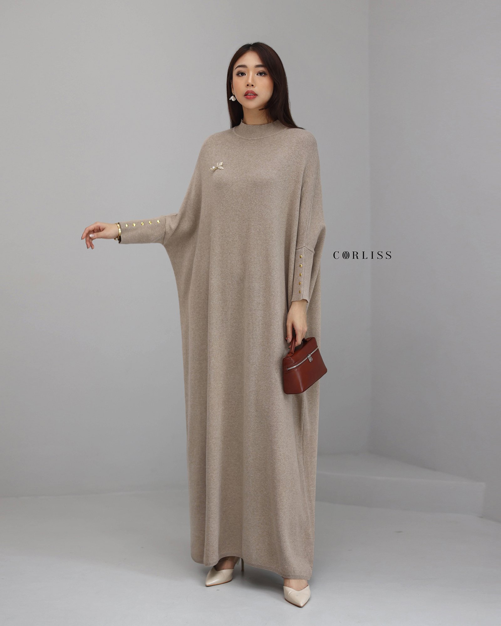 Auguste Premium Batwing Dress - Gambar 13