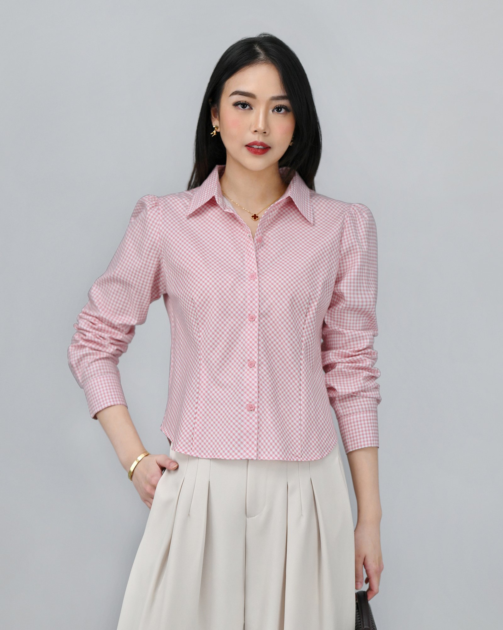 Manhattan in Check (Kotak) Comfort Fabric • Corliss - Gambar 12