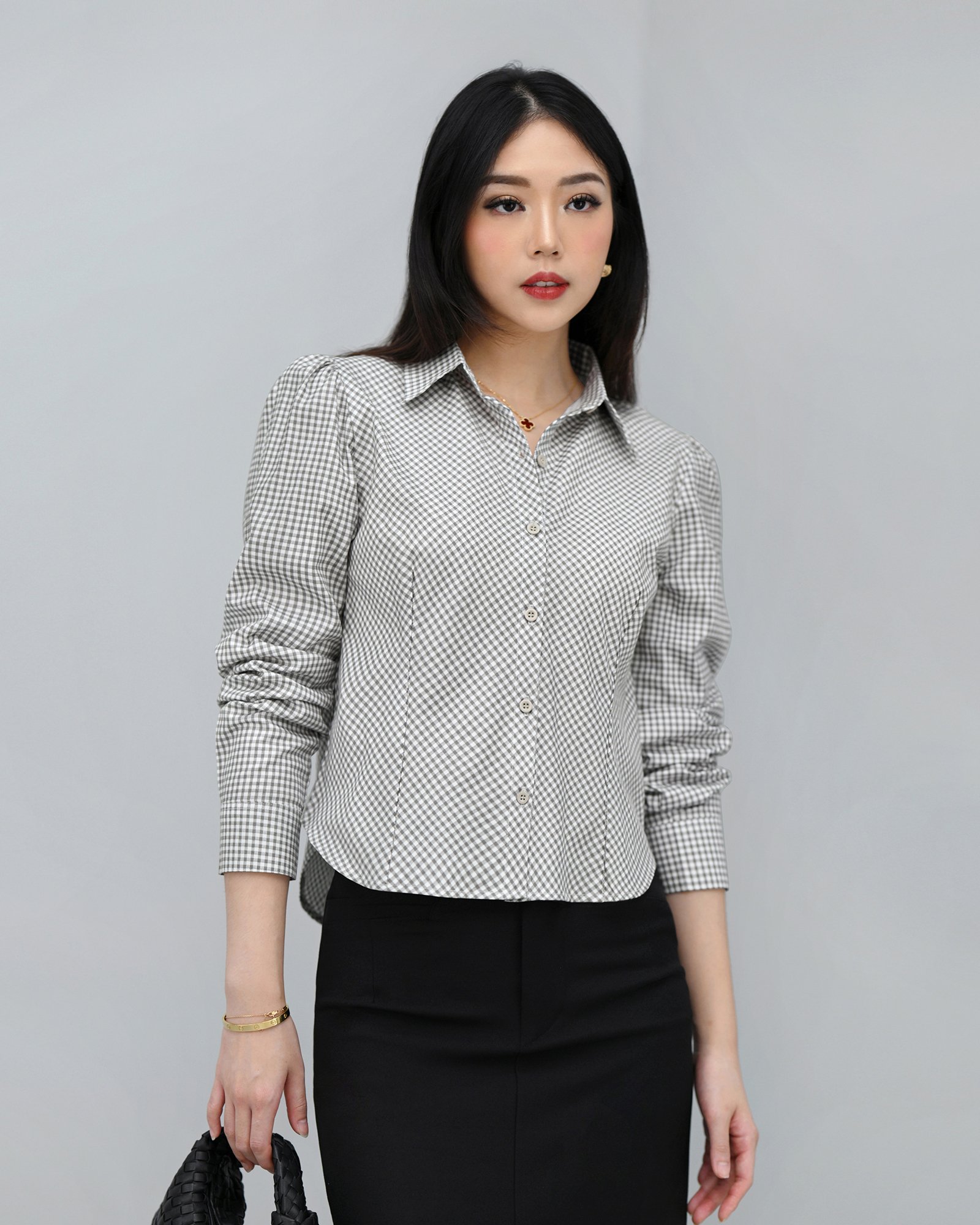 Manhattan in Check (Kotak) Comfort Fabric • Corliss - Gambar 11