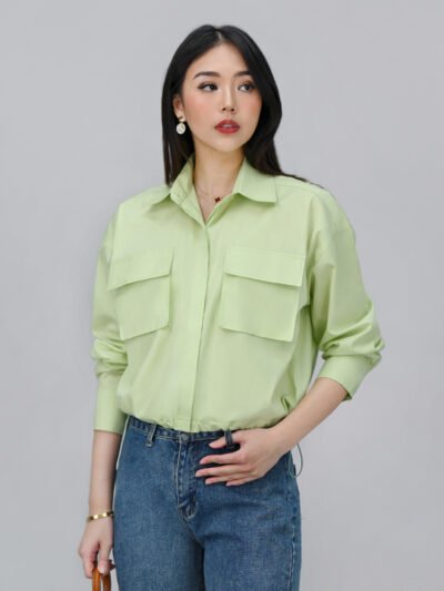 Capri Corliss Unique Shirt - Sage